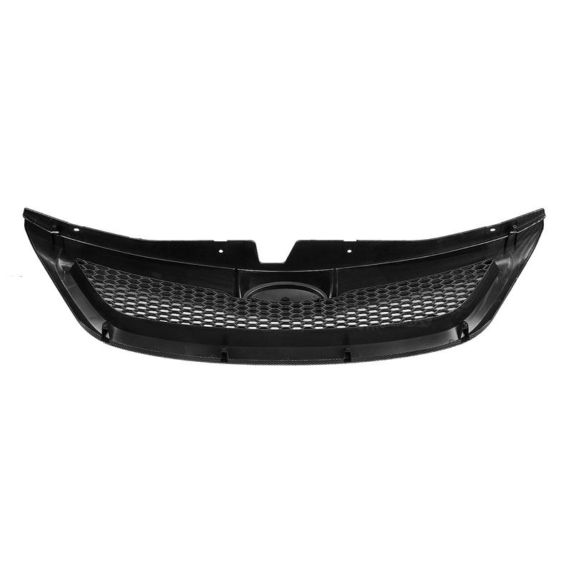 Griglia Anteriore Look Fibra di Carbonio/Lucida/Nera Opaca Griglia da Corsa Rete Griglia Superiore Paraurti Cofano Per Subaru Impreza 10.5ª 2011-2014
