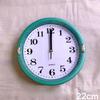 Simple Small Wall Clock Angle Pressing Living Room Household Clock 22cm