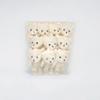 White Teddy Bear Keychain Plush Doll Accessory