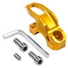 Useful Aluminum Alloy Motorcycle Helmet Hook Anti-Scratch 22mm Diameter Bag Hanger Convenient Multi-functional Hook Universal