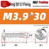 Flat Head Phillips Stainless Steel Self-Tapping Screw M3-M5 for Furniture and Wood.