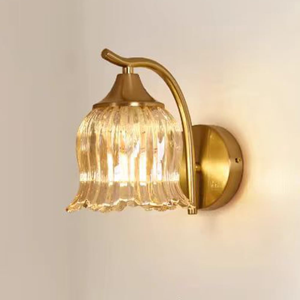 Stylish LED wall light with a Nordic design, this simple, glass-backed wall lamp provides indirect lighting for bathrooms, bedrooms, dining rooms,