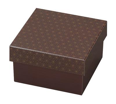 Miyamoto Sangyo Wamon Hako Stil Bento Hanfblatt 400ml Box, Muster, Mittel,