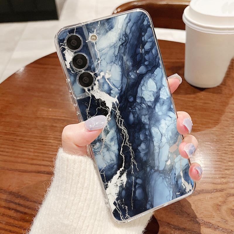 Custodia Marmo Arenaria Per Samsung S26 Ultra S25 FE S24 S23 S22 Plus S21 A15 A25 A35 A55 A16 A26 A36 A56 A17 A37 A57 5G Cover Morbida Trasparente in TPU