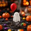 Halloween Ghost Party Decoration with Balloon Stand Indoor Tabletop Ornament for Seasonal Holiday Display and Festive Home Decor