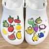 15-Piece Cute Fruit Shoe Charms Set for DIY Decorations