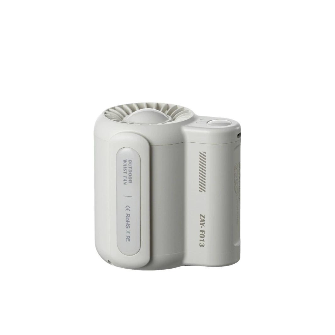 

Ventilador de cintura portátil recargable USB para deportes al aire libre y trabajo