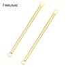 14K Real Gold Plated 35mm Long Metal Bar Links Thin Stick Strip Connectors Charms for DIY Earrings Jewelry Making Accessories