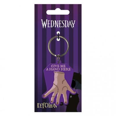 Wednesday Give Me A Hand Keyring