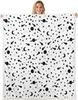Airplane Pattern Blanket Soft Fleece Throw Kids Room Decor Aviation Theme Baby Gift Home Decoration