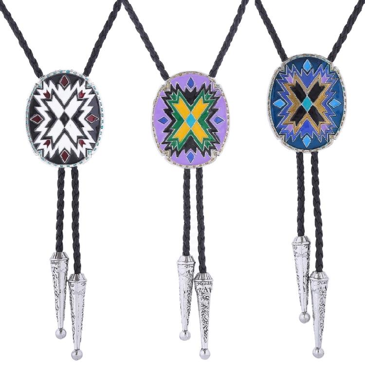 1 PcCool Bolo Tie Necktie Western Cowboy Necktie Necklace Male Costume Accessory