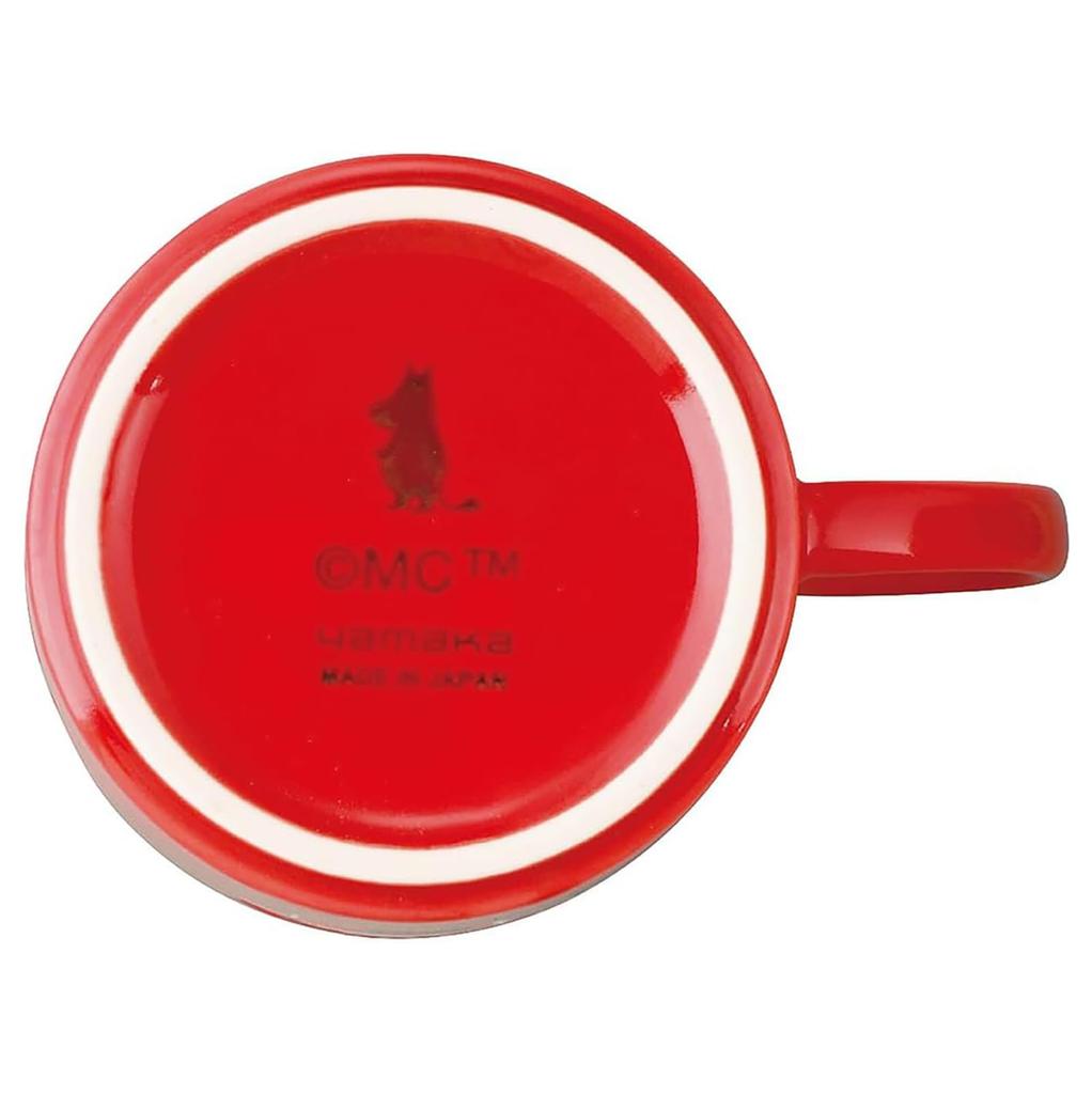 Yamaka Shoten MOOMIN Wooden Boxed Large Diameter x Height a Little Day Novelty Gift for Birthday Made in (Moomin) Mug, Size, 350ml, 8.5cm 8.5cm, "I'm