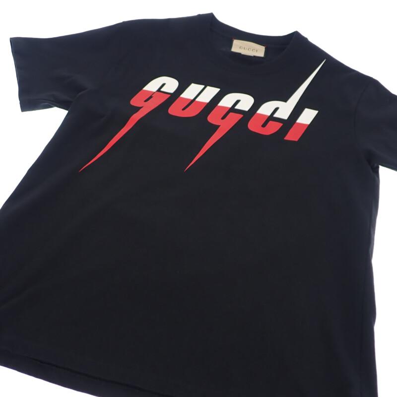 GUCCI 565806_XJAZY_1141 S Short sleeve T-shirt black cotton mens