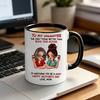 Ceramic Mug for Daughter Personalized Coffee Cup with Non-Slip Handle High-Temperature Fired Multi-Use Gift for Mother's Day Birthday Christmas