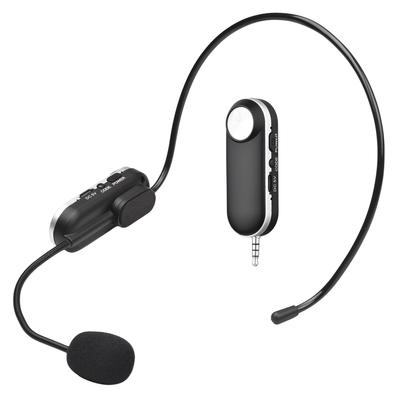 Cuffie UHF Microfono wireless Set microfono wireless professionale Ricevitore da 6,35 mm per voce altoparlante
