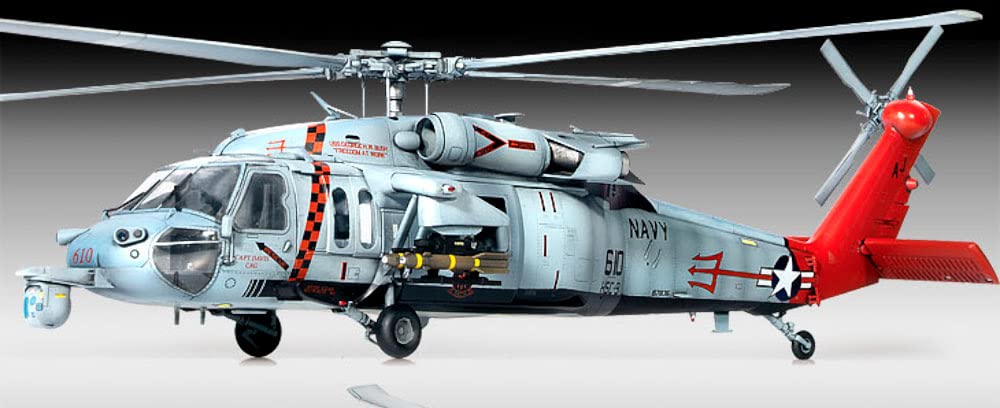 GSI Creos Academy USN Nighthawk Plastic Model 1/35 MH-60S "HSC-9 Troubleshooter"