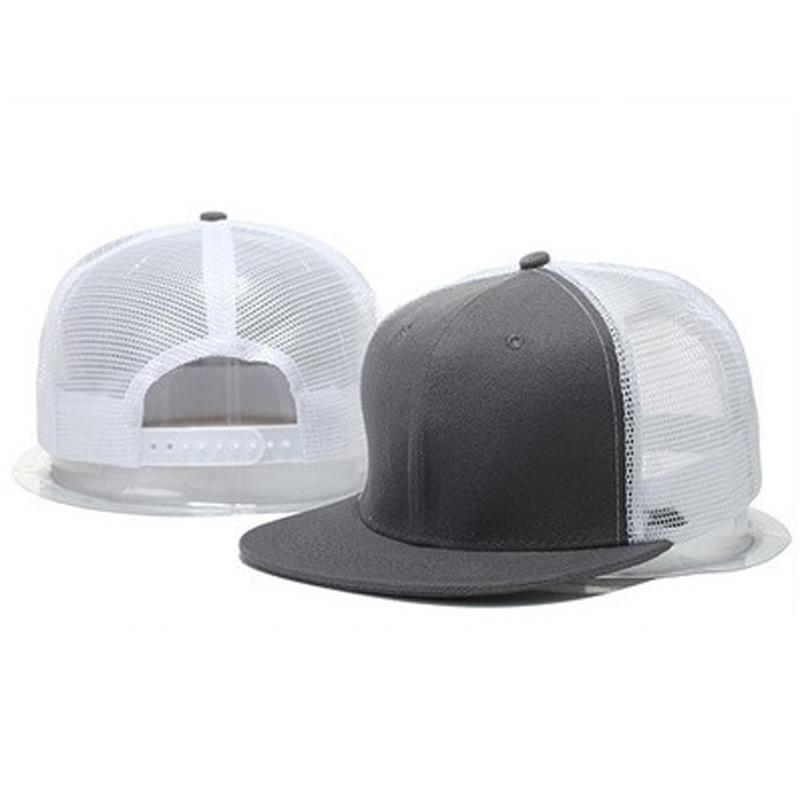 

2025 Simple Fashionable New Flat Edge Mesh Hat Outdoor Leisure Sports Sunshade Baseball Hat Daily Commuter Decoration HipHop Hat сірий