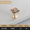 Oukali Four Leaf Zinc Alloy Furniture Mix Color Cabinet Handles Knobs