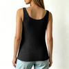 Damen Strick-Tanktop Ärmellos V-Ausschnitt Leicht Lockerer Schnitt Pullover Sommer Strand Freizeit Camisole für den täglichen Gebrauch