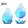 Relaxation Hand Exerciser Glitter Waterdrop Stress Relief Toy Anxiety Reduction Water Drop Shape Elastic Squeeze Sensory with Sequins Inside Portable