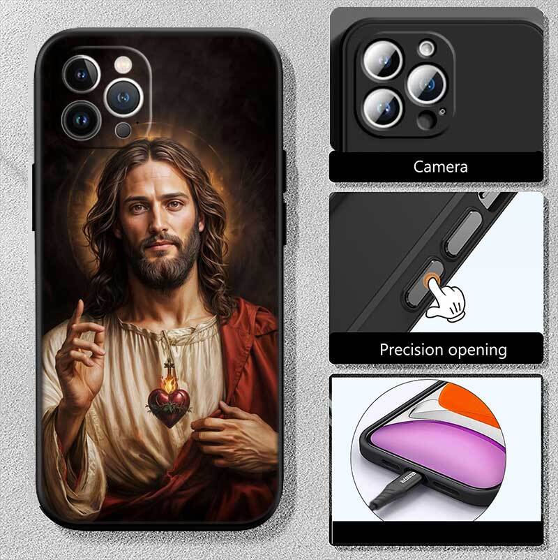 Jesus Christ Phone Case for Samsung S20 S21 S21S S22 S23 S24 FE Ultra Plus Lite F06 F16 M06 M16 M56 A07 A17 A36 A37 A55 A57
