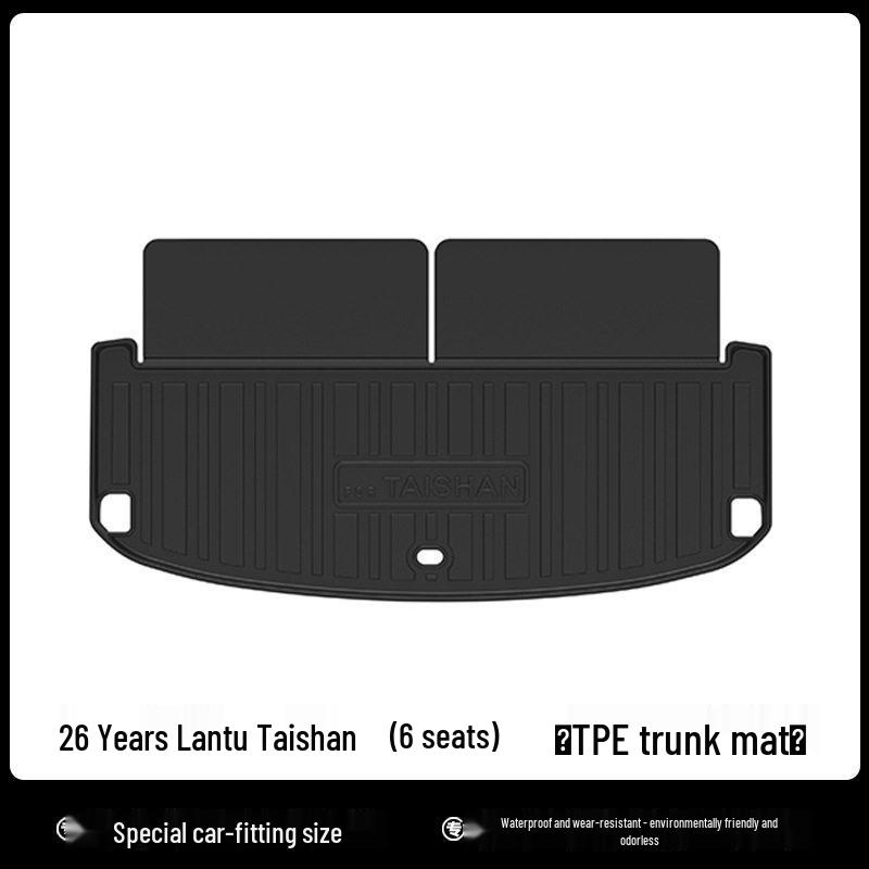 Voyah Tianshan 6-Seater Trunk Mat for 2026: Eco-Friendly, Odorless TPE with Carbon Fiber Texture