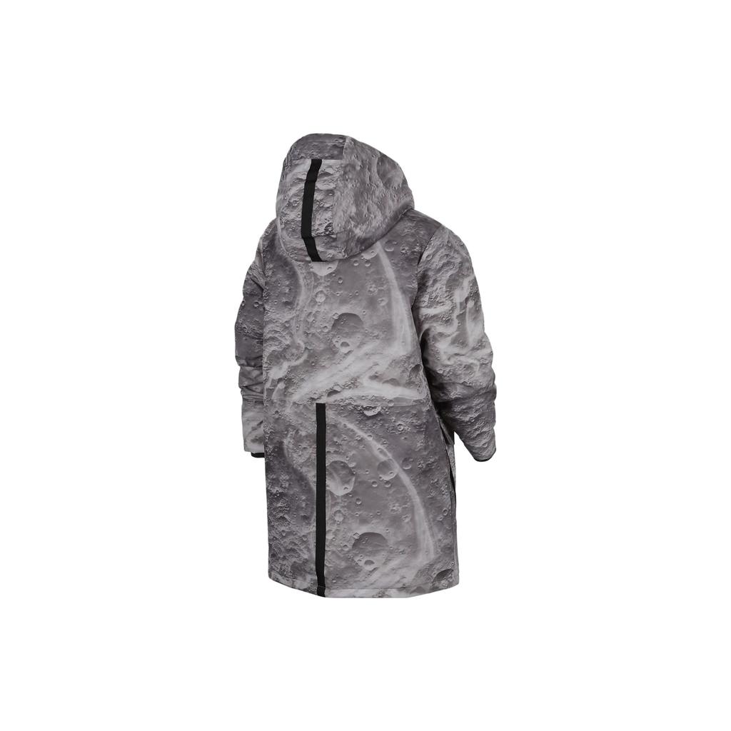 Jordan Kids Multicolor Hooded Mid-Length Down Jacket With Multiple Pockets Kids Outerwear Moonstone FV5813-226