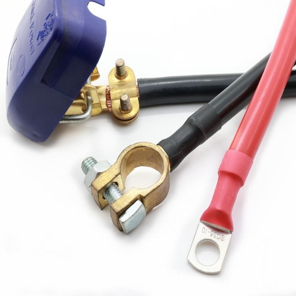 2pcs 2AWG Gauge Battery Inverter Cable Waterproof Starter Cable Set For Trucks Boats Motorcycle