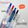 Ballpoint Pen Quick Drying Pet Bottle Neutral Pen Double Bead Tip Writing Tool School Office Supplies