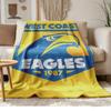 West coast eagles Morbida e confortevole flanella Adatta per divani soggiorni campeggio all'aperto viaggi e fa anche un ottimo regalo di anniversario