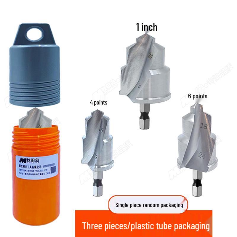 Hex Shank T-Handle Drill Bit and Pipe Reamer Hole Opener