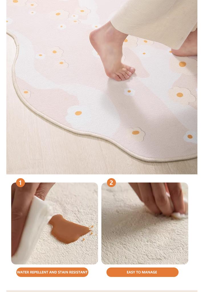 Rustic Cow Print Welcome Door Mat Outdoor Waterproof Loop Pile Entrance Floor Mat Anti-Slip Dirt Trapper Welcome Rug