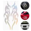 TOPPERFUN Sticker Car Motorcycle Fire Pattern Flame Reflection Set of