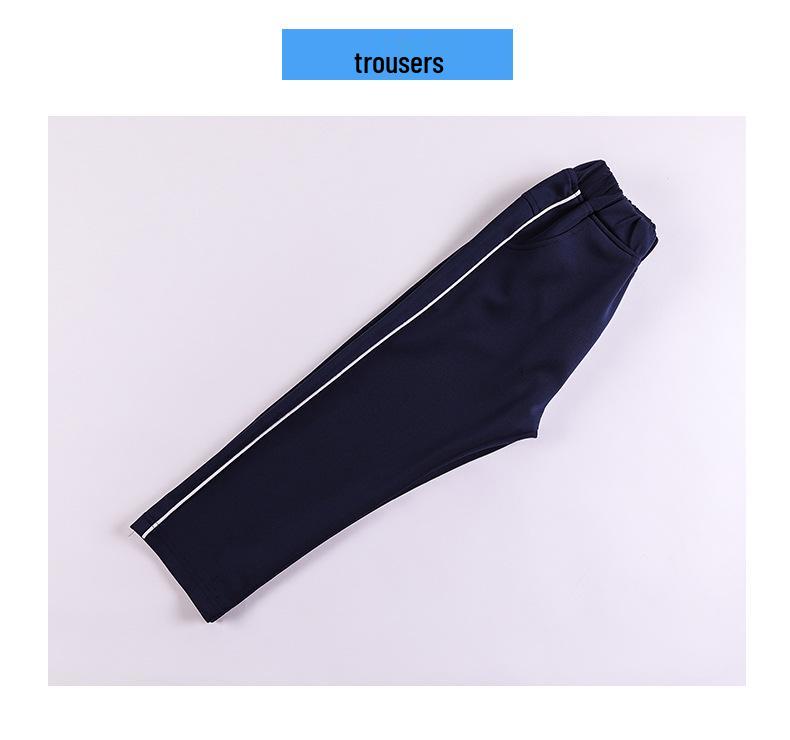 2025 Kids' Summer School Uniform: Short-Sleeve T-Shirt Sportswear for Kindergarten, Primary, and Secondary Students