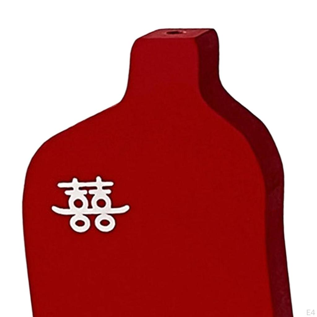Creative Red Wedding en Statue for Bedroom Decoration Housewarming Gift