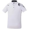 MC Line Training Polo Size 32MA1170 Shirt, Moisture-Wicking, Quick-Drying, White, S,