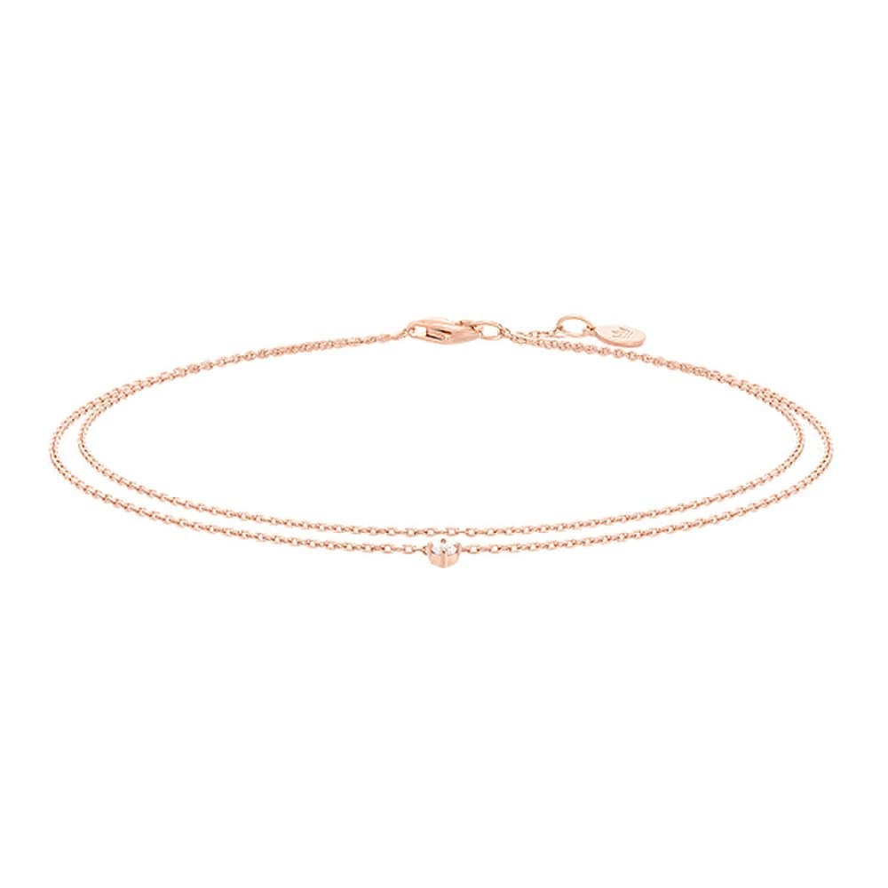 Lala J 2-Line Anklet (Jjljaq1Bf323Sr230)