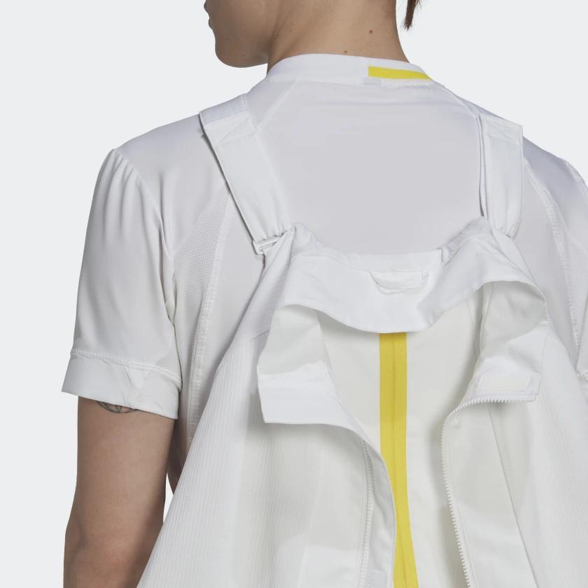 Adidas Letter Logo Print Stand Collar Long Sleeve Jacket Men Jacket White HN7127