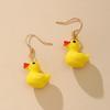 New Cute Duck White Cloud Stud Earrings Rainbow Delicate Clouds for Women Girls Ear Jewelry Wholesale Gifts Frog