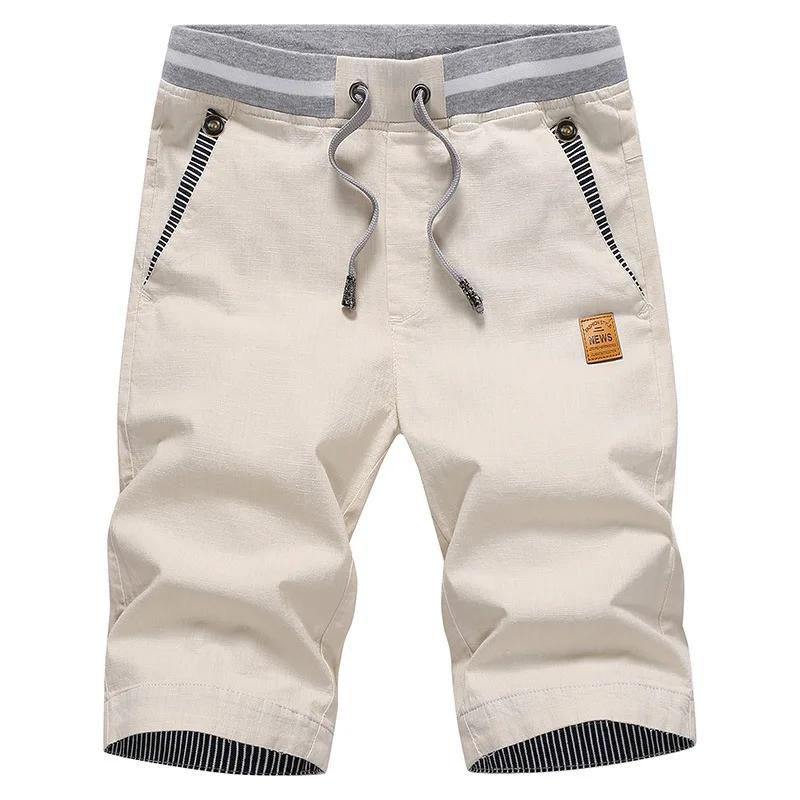 Sport Shorts Man Summer Men's Casual Cotton Shorts Beach Short Pants Casual Classic  Five-point Pants