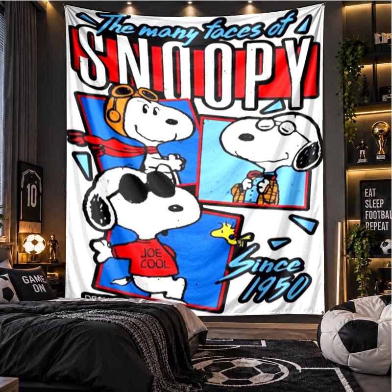 Sunset Drive Snoopy Cartoon Theme Beach Towel Personalized Custom Name & Text Soft Quick Dry Beach Towel for Swimming Travel