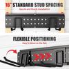 Garage Tool Organizer Wall Mount 48 Inches with 10 Adjustable Heavy-Duty Hooks, Garage Organization Garden Storage Rack Up To 400 Lbs