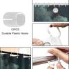 3D Halloween Waterproof Shower Curtain: Thickened Polyester PEVA, Mildew-Proof, for Bathroom Partition