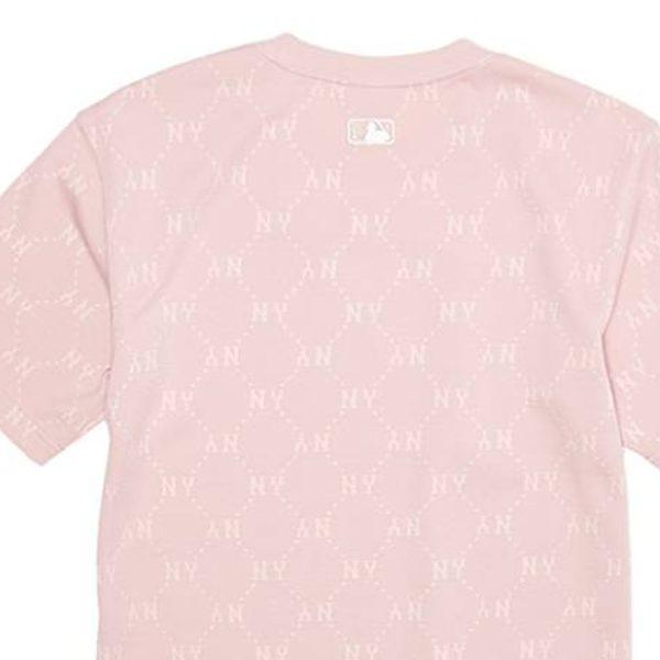 MLB T Shirts Unisex New York Yankees/Light Pink Crew Neck Moderate Straight Fit 3ATSM1163-50PKL