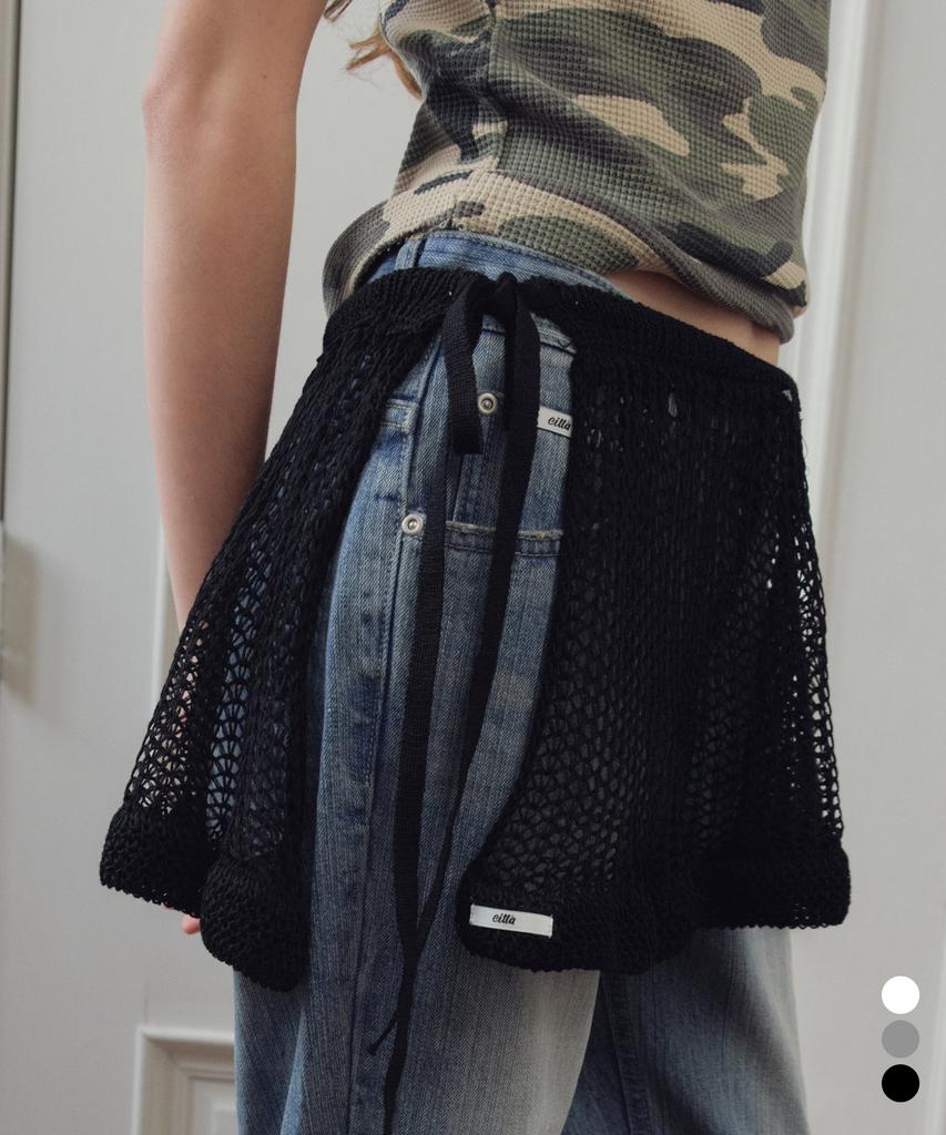 Cita Layered Sheer Knit Skirt_Cta946(3Color)