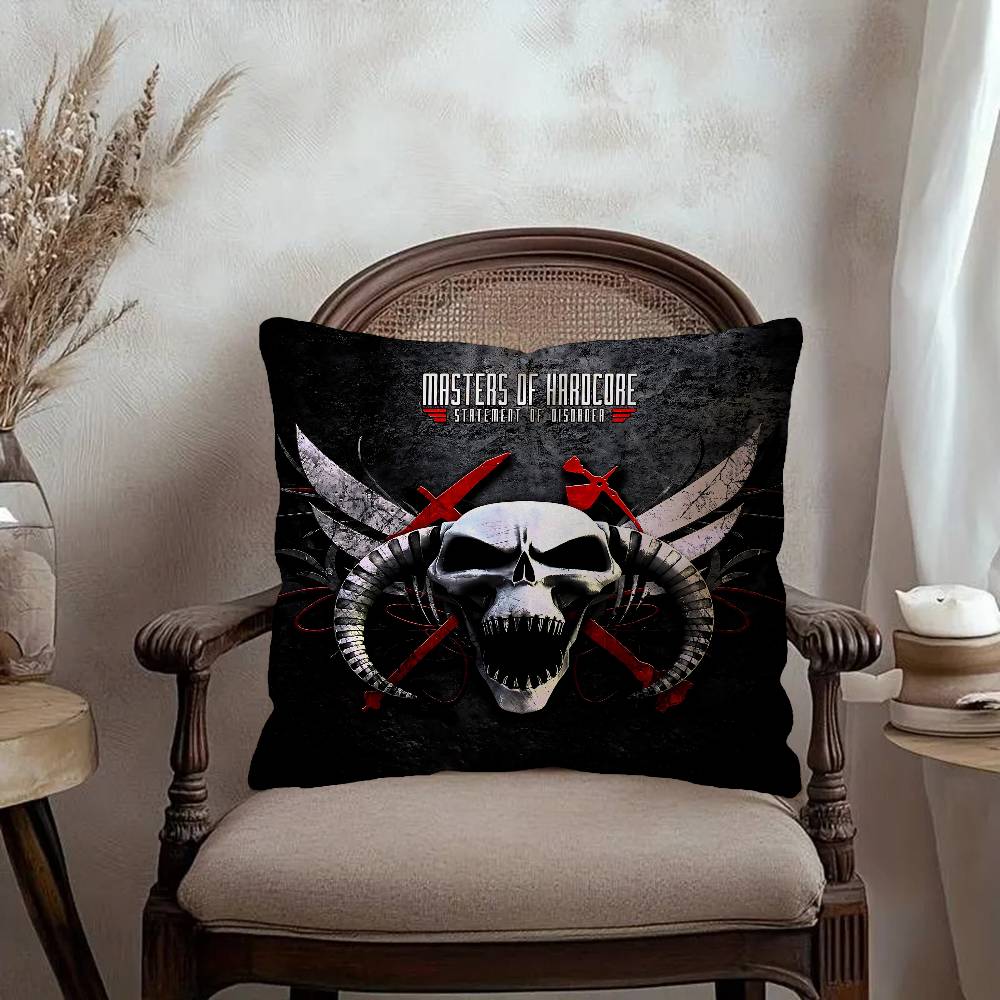 M-Masters Of H-Hardcores Pillow Gift Home Office Decoration Bedroom Sofa Car Cushion Cover case 45x45
