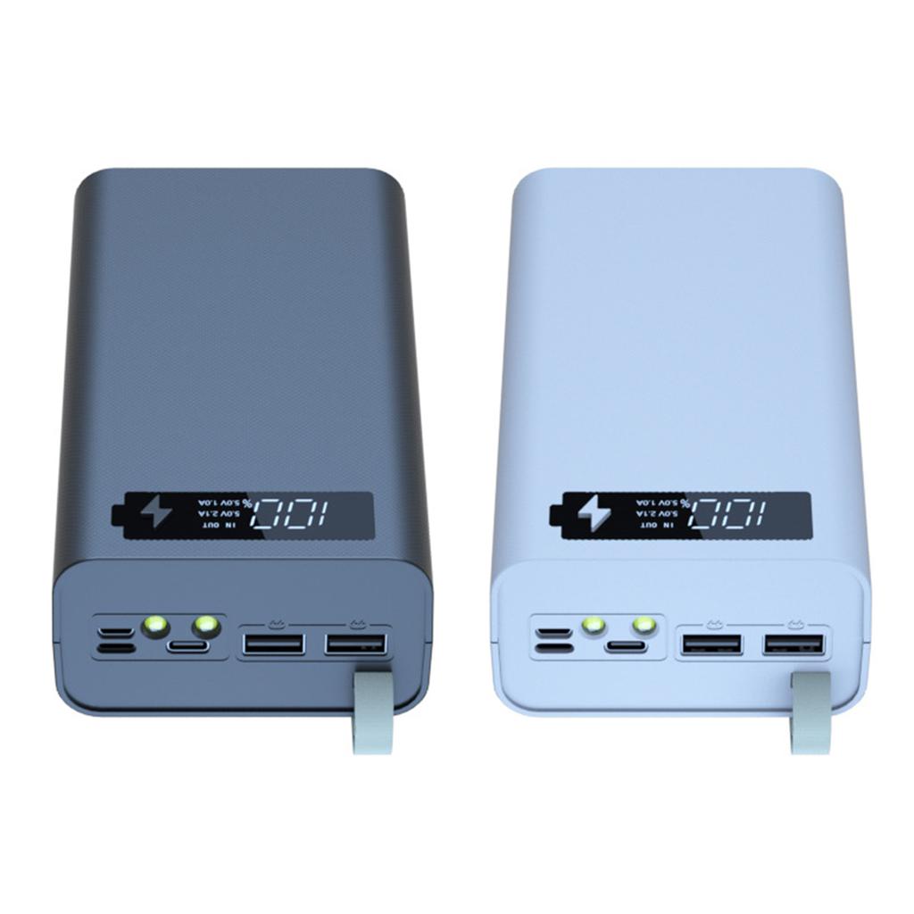 12 Slot 18650 Battery Charger for Case Power Bank DIY Tools Dual USB Battery Box