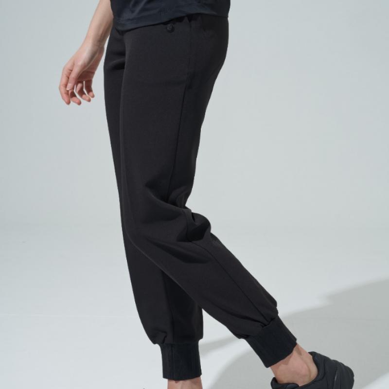 Blu Dot Jogger Pants Bk Pleated Knit Band