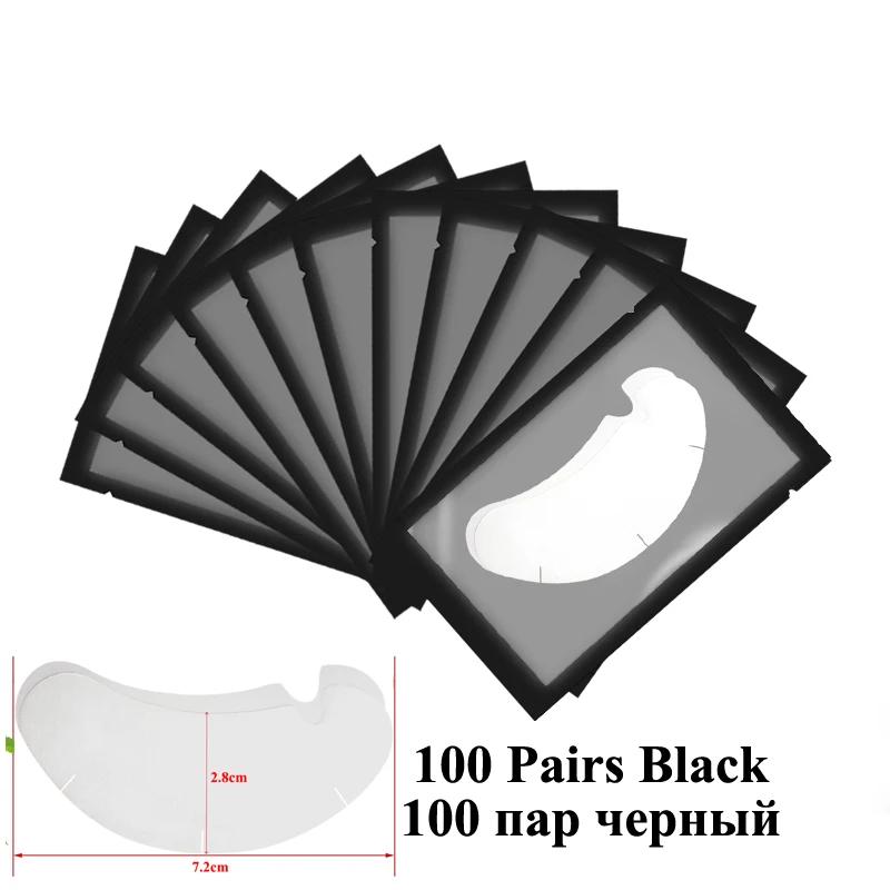 50/100pairs U ShapeEyelash Pads Grafted Gel Patches Under Eye Pads for Eyelash Extension Tips Sticker Makeup Tools