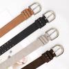 Fashionable Simple Belt Adjustable Women's Belt PU Leather Solid Color Jeans Waist Strap For Casual Wear